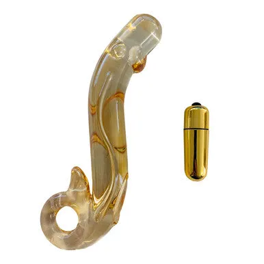 230415 - Lucent Nessa Vibrating Glass Massager - 7 Inch