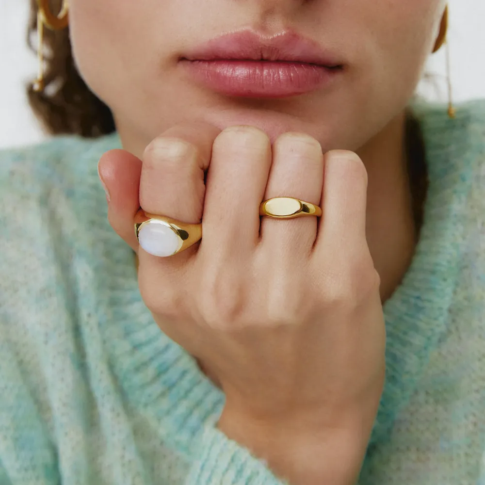 ANILLO OVAL SIGNET