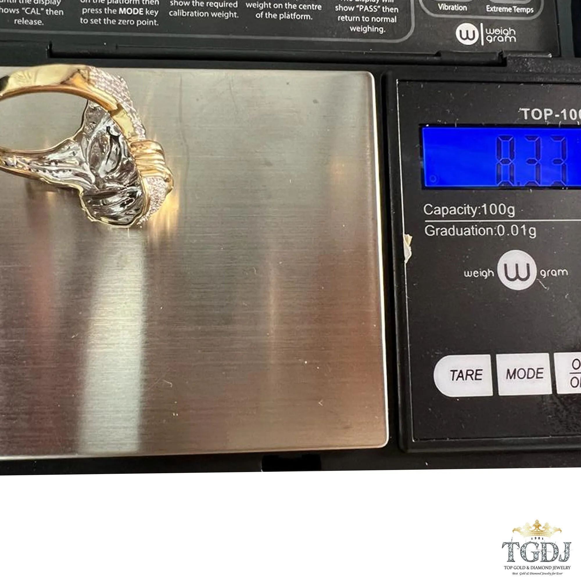 Gold Signet Christ Jesus 0.45ct Diamond Mens Ring , Christian , 10K Gold Christian Gift Jewelry ,10K Religious Relief Jesus Gift Mens Rings