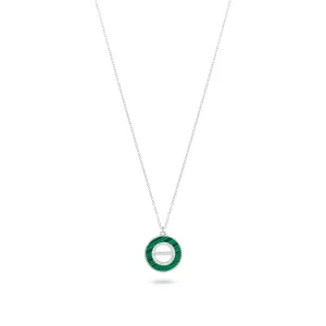 Green Malachite Pendant Necklace
