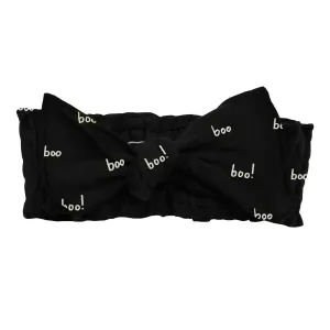 L'ovedbaby Organic Smocked Headband in Boo