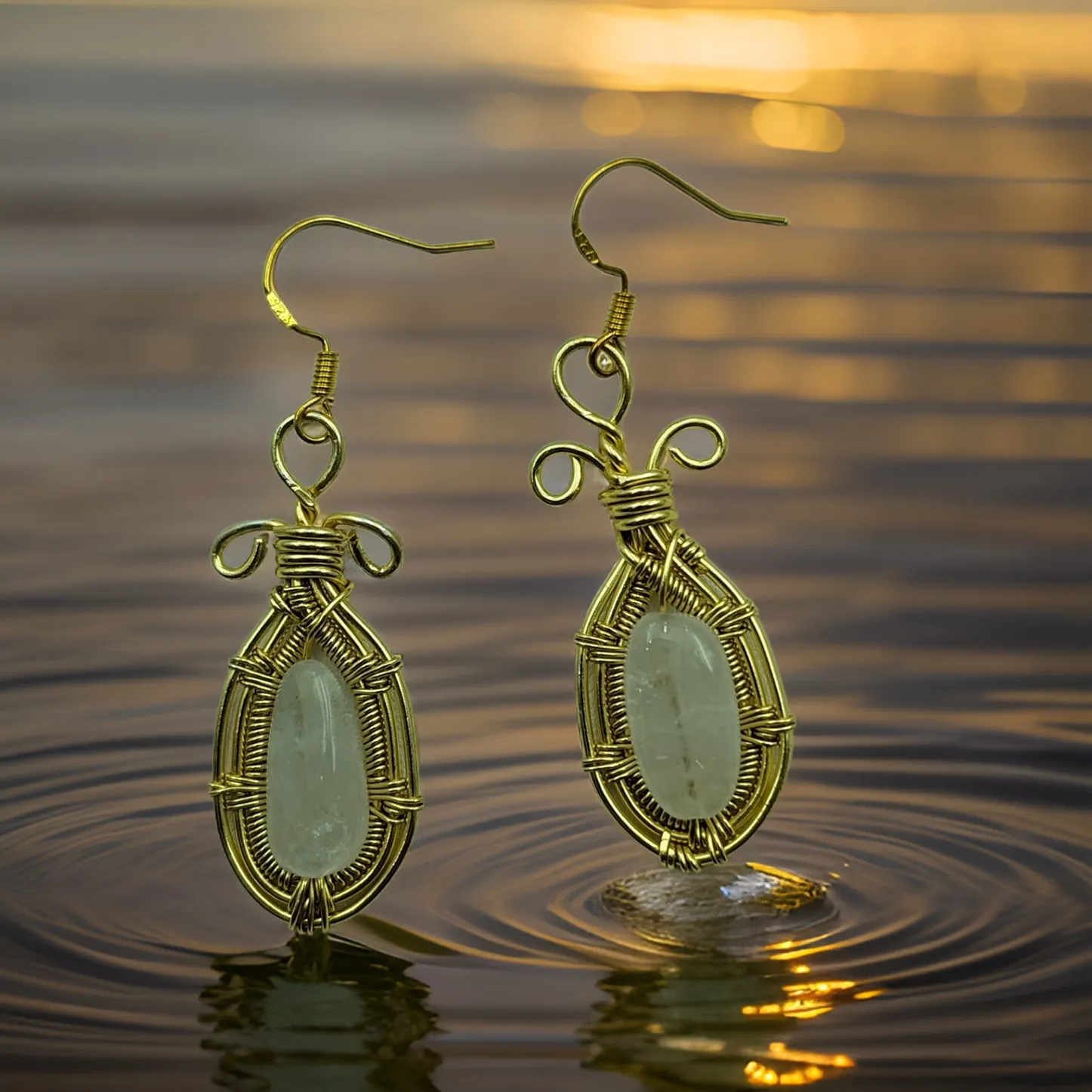 Rose Quartz - Earrings